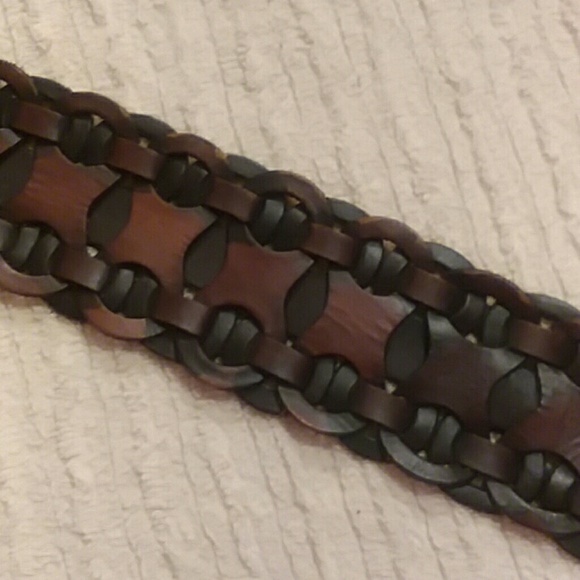 Brown Leather Belt - Picture 3 of 3